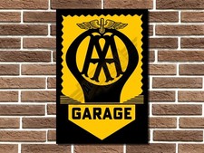 AA Garage Metal Sign Garage Sign Wall Plaque Vintage Retro Man Cave Bar
