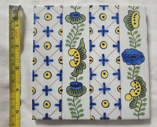 Antique inch delft - antique, tile