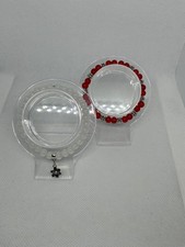 Floral Accent Beaded Bracelet