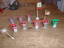 VINTAGE TOY GARAGE SPARES PETROL PUMPS ECT SEE PICTURES
