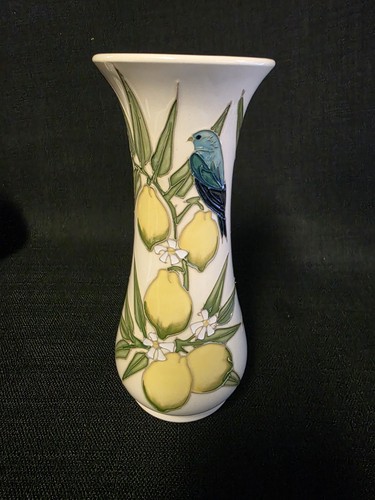 Moorcroft lemon and blue - and,