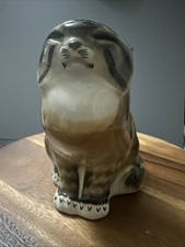 Lomonosov Imperial Russian Porcelain Wild Cat figurine (rare)