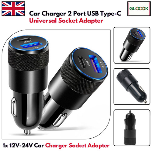 Car charger usb - usb, 2