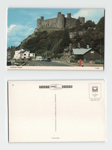Postcard harlech castle - postcard,