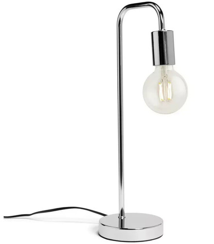 Habitat table lamp chrome - 4w,