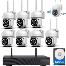 8 Pcs PTZ Cameras Wireless