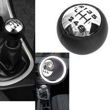 1* Black Gear Stick Shift Knob ABS 6 Speed For Peugeot 307 308 407 3008 5008 807