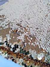 Table runner gold sequin