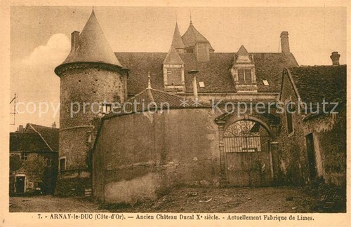 Arnay duc ancien - ancien, chateau