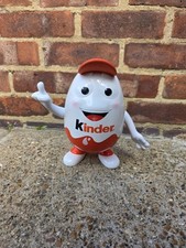 Kinder Egg Man Kids Large Chocolate Storage Container Toy Used 10"