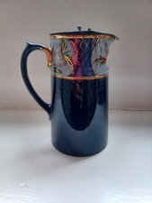 Royal Stafford Jug With Pewter