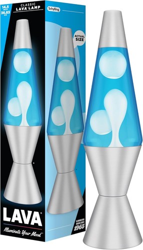 Lava lamp 2103 white - white, wax