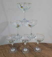 6 x VINTAGE Babycham Glasses