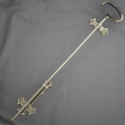 Edwardian nickel front - edwardian, door