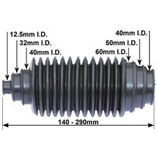 Universal Steering Rack Gaiter