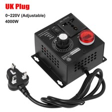 AC 220V 4000W Variable Voltage Regulator Speed Motor Fan Control Controller UK