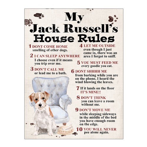 Jack russell house rules - , russell's