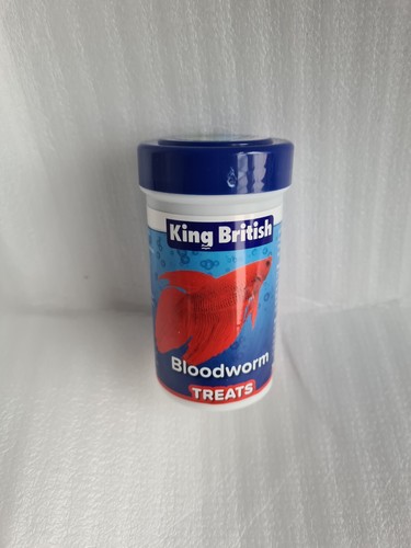 King british dried bloodworm - british,