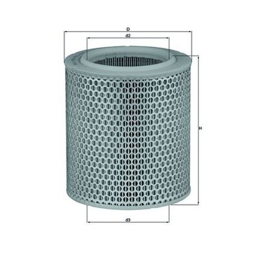 Air filter lx478 mahle - lx478/1,