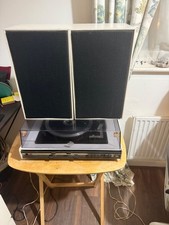 Vintage Ultra Record Player Model 6064 /2speaker partly working need repair 