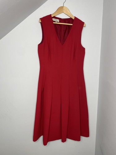Hobbs red dress size - hobbs,