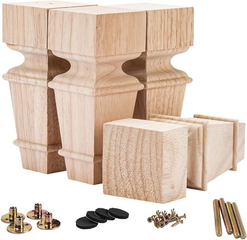 Inch solid wood - 6, carved
