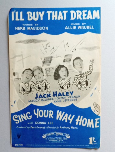 Jack haley vintage signed - jack,