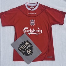 Liverpool 2004/06 Home Shirt XS Reebok Carlsberg Sponsor Y2K Vintage Retro LFC