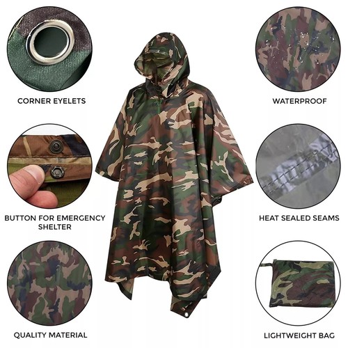 Camouflage waterproof rain - waterproof,