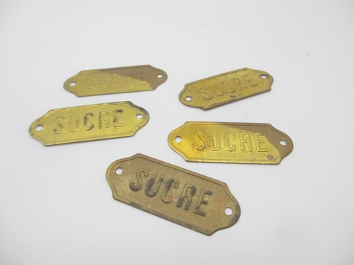 Vintage brass plaque - vintage,