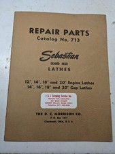 Sebastian repair parts list - parts,