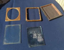 Old Ambrotype 3 Kids Boy Girl