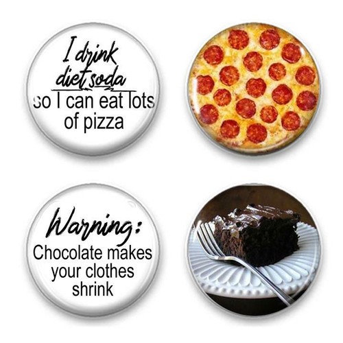 Set pizza chocolate glass - chocolate,