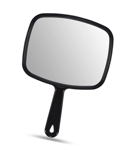 Hand held mirror extra - held,