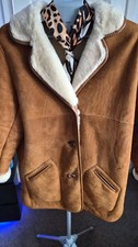 LADIES REAL SHEEPSKIN COAT UK XL