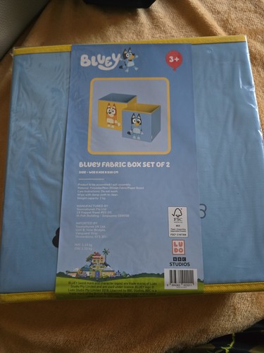 Bluey fabric box - fabric,