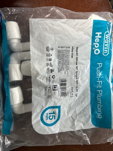 Hep2o 15mm degree spigot - 90,
