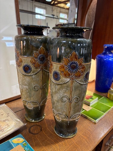 Pair antique royal - , doulton