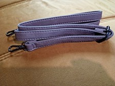 coveri collection soft leather handbag strap/body strap brown