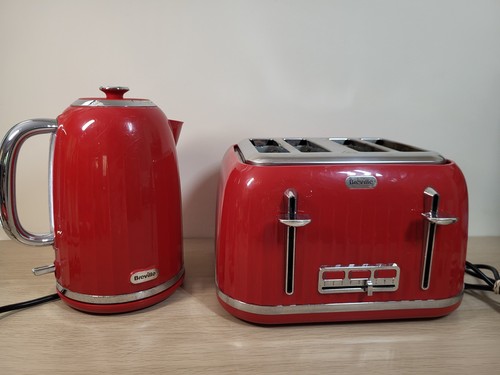 Breville red slice - red, toaster