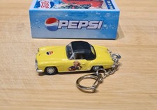 1/72 DIECAST MODEL CAR KEYCHAIN KEYRING MERCEDES BENZ 190 SL PEPSI COLA 