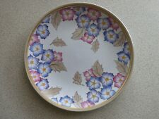Charlotte Rhead TL4 Hydrangea Plate 8 3/4" diameter by Bursley Ware in Ex cond.