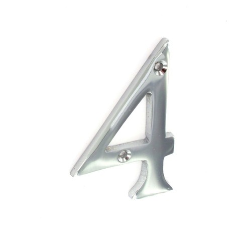Polished chrome door numbers - chrome,