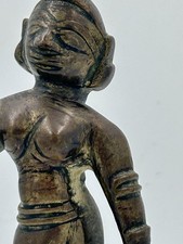 Late 19th Cent. Bronze statue of Radha - consort of Krishna