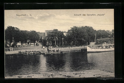Postcard neustadt holstein - postcard, neustadt/holstein
