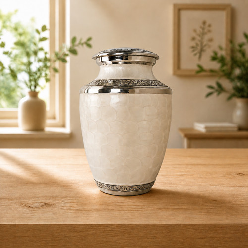 Large white urn for - large,
