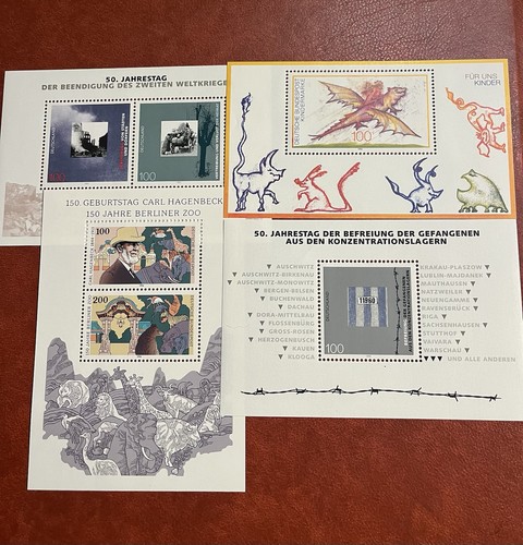 German stamps mini sheets - german,