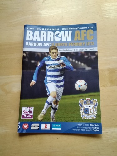 2013 2014 barrow afc - afc, v