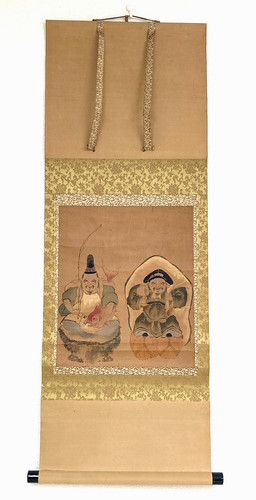 Japanese hanging scroll - scroll, hand