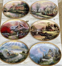 Set Of 6 Oval  Plates-Thomas